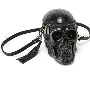 Killstar - Grave Digger Skull Handbag - Black
